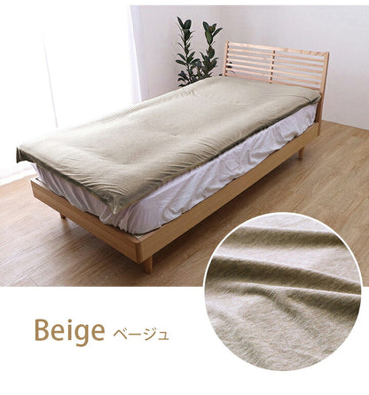 マイン シングル 敷カバー 綿100% 洗える 天竺ニット セ おしゃれ 布団カバー 敷きカバー 敷布団カバー シンプル 年間 新生活 天然素材105×215cmシングル(代引不可)