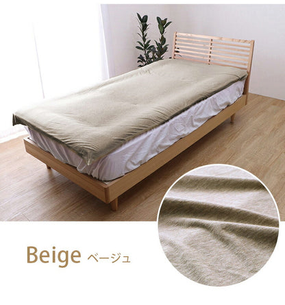 マイン ダブル 敷カバー 綿100% 洗える 天竺ニット セ おしゃれ 布団カバー 敷きカバー 敷布団カバー シンプル 年間 新生活 天然素材145×215cmダブル(代引不可)