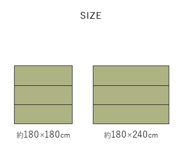 い草ラグ 猫柄 花柄 猫 インテリア 節電 夏用 涼しい おしゃれ おすすめ 湿度調節 消臭効果 お手入れ簡単 ブラック 約180×180cm はなねこ(代引不可)