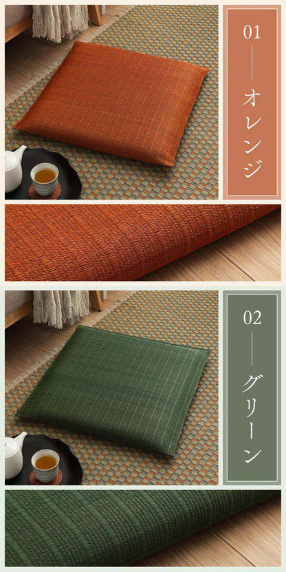 座布団 い草座布団 5枚組 55×55cm 日本製 クッション 抗菌 防臭 消臭 湿度調整 蒸れにくい 涼しい モダン 無地 インテリア 和 リビング 和室 オールシーズン おしゃれ お洒落(代引不可)