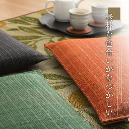 座布団 い草座布団 5枚組 55×55cm 日本製 クッション 抗菌 防臭 消臭 湿度調整 蒸れにくい 涼しい モダン 無地 インテリア 和 リビング 和室 オールシーズン おしゃれ お洒落(代引不可)