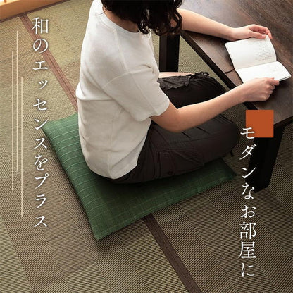 座布団 い草座布団 5枚組 55×55cm 日本製 クッション 抗菌 防臭 消臭 湿度調整 蒸れにくい 涼しい モダン 無地 インテリア 和 リビング 和室 オールシーズン おしゃれ お洒落(代引不可)
