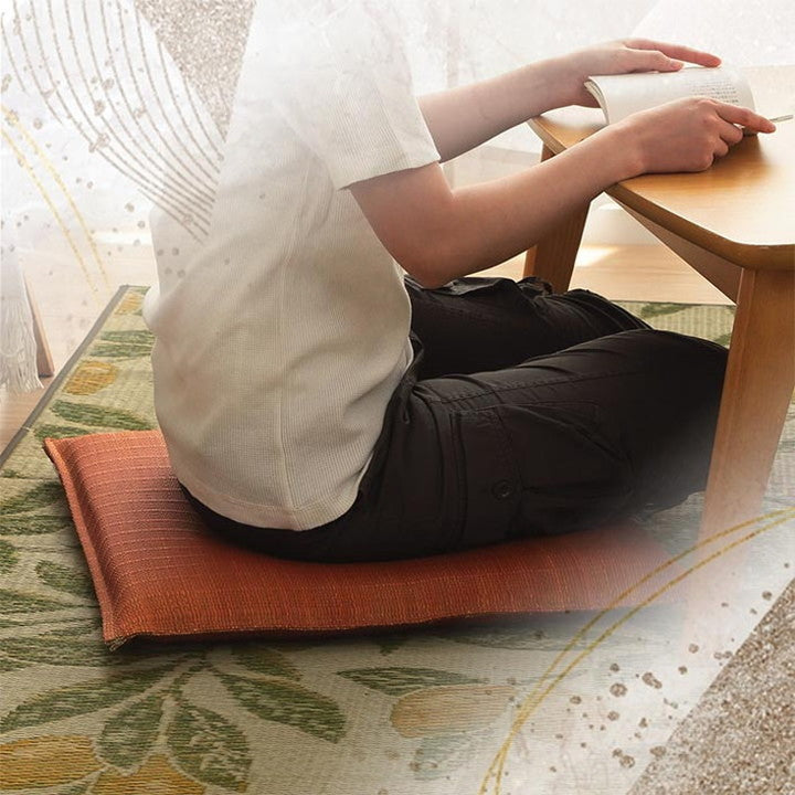 座布団 い草座布団 5枚組 55×55cm 日本製 クッション 抗菌 防臭 消臭 湿度調整 蒸れにくい 涼しい モダン 無地 インテリア 和 リビング 和室 オールシーズン おしゃれ お洒落(代引不可)