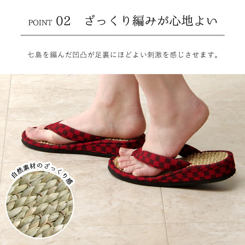 草履 サンダル M L 日本製 い草 痛くない レディース 軽量 おしゃれ 可愛い かわいい スリッパ 部屋履き 大きい 小さい ギフト プレゼント(代引不可)