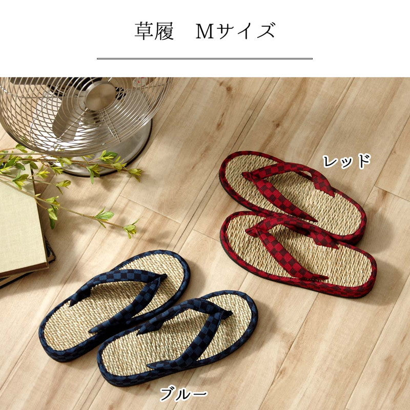 草履 サンダル M L 日本製 い草 痛くない レディース 軽量 おしゃれ 可愛い かわいい スリッパ 部屋履き 大きい 小さい ギフト プレゼント(代引不可)