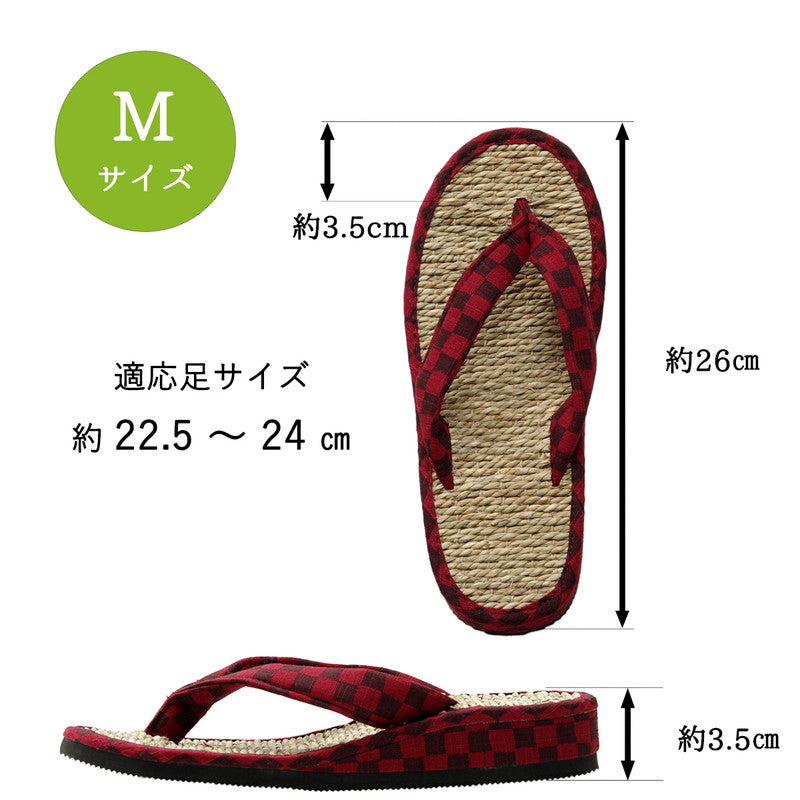 草履 サンダル M L 日本製 い草 痛くない レディース 軽量 おしゃれ 可愛い かわいい スリッパ 部屋履き 大きい 小さい ギフト プレゼント(代引不可)