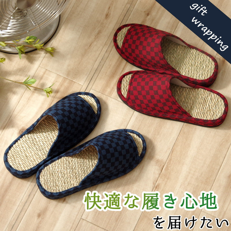 スリッパ 部屋履き M い草クッション レディース おしゃれ 可愛い かわいい イグサ 井草 ギフト プレゼント ラッピング(代引不可)