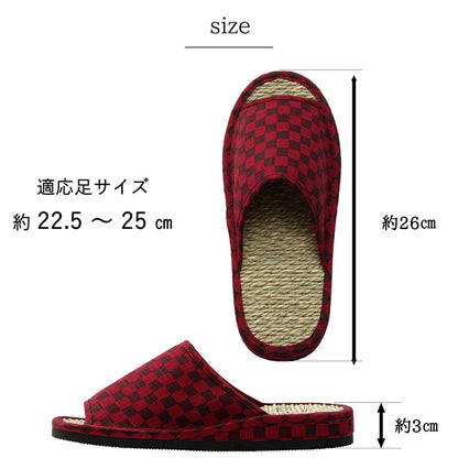 スリッパ 部屋履き M い草クッション レディース おしゃれ 可愛い かわいい イグサ 井草 ギフト プレゼント ラッピング(代引不可)