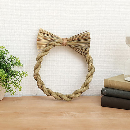 い草 リース 雑貨 飾り 消臭効果 リラックス効果 アレンジ 約20cm丸 かわいい おしゃれ(代引不可)