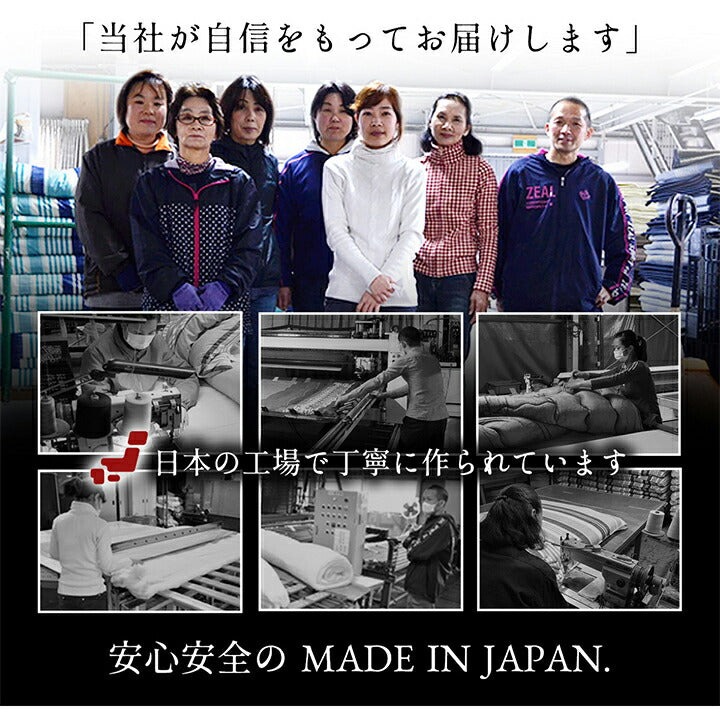 洗えるAZ敷布団 ダブル セット BL寝具 洗える 清潔 敷き布団 東レft綿 カバー付き 四つ折り コンパクト収納 日本製 ダブルロング 約140×210cm マルチブルー(代引不可)