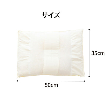 洗えるAZ 平枕 セット 寝具 洗える 清潔 枕 パイプ カバー付き 日本製 約35×50cm マルチブルー(代引不可)