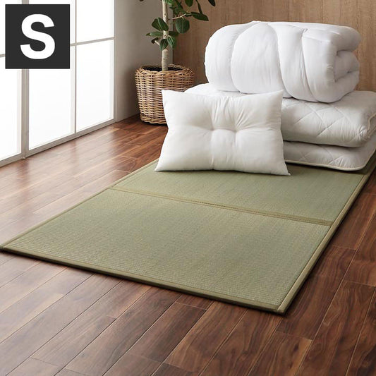 マットレス 掛布団 敷布団 枕 4点セット いぐさ シングル 日本製 寝具 快適 便利 三つ折り い草 置き畳 日本製 フローリング インテリア 寝具 オールシーズン おしゃれ 布団セット 寝具セット(代引不可)