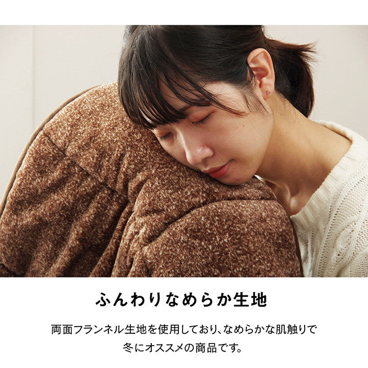 ハイタイプ こたつ布団 長方形 洗える お手入れ簡単 ブラウン 約235×275cm スパット(代引不可)