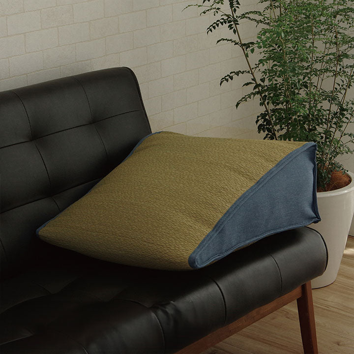 い草 くつろぐ ソファにおすすめ クッション 枕 ソファクッション さらさら シンプル 消臭 約20×50×45cm インテリア おしゃれ かわいい 北欧 オールシーズン コンパクト リビング ダイニング(代引不可)