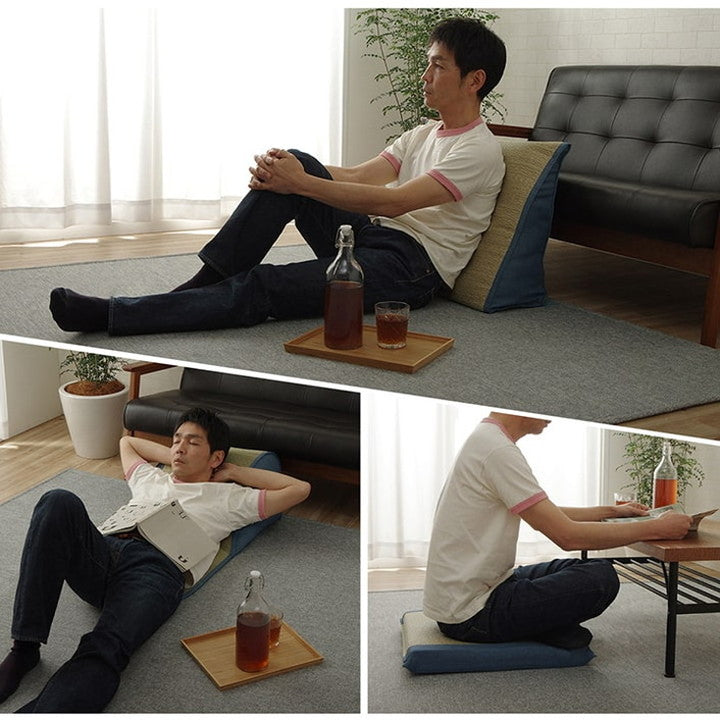 い草 くつろぐ ソファにおすすめ クッション 枕 ソファクッション さらさら シンプル 消臭 約20×50×45cm インテリア おしゃれ かわいい 北欧 オールシーズン コンパクト リビング ダイニング(代引不可)