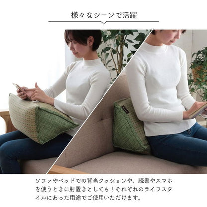 クッション くつろぎ い草 抗菌防臭 シンプル 小林製薬コバガード使用 イス インテリア 北欧 かわいい 韓国インテリア おしゃれ オシャレ 小物 コンパクト プレゼント(代引不可)