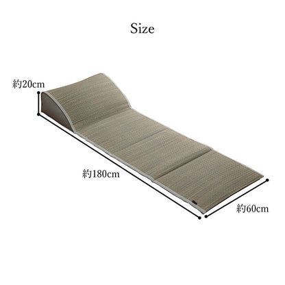 い草 マット クッション 頭部付き くつろぎ お昼寝 グリーン 約60×180cm(代引不可)