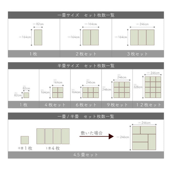 純国産 い草 日本製 単品 約82×164×1.7cm 置き畳 ユニット畳 簡単 和室 ブラウン 軽量 ジョイント付き 国産 いぐさ い草 上敷き ジョイントマット プレイマット 長方形 正方形 畳マット 畳(代引不可)