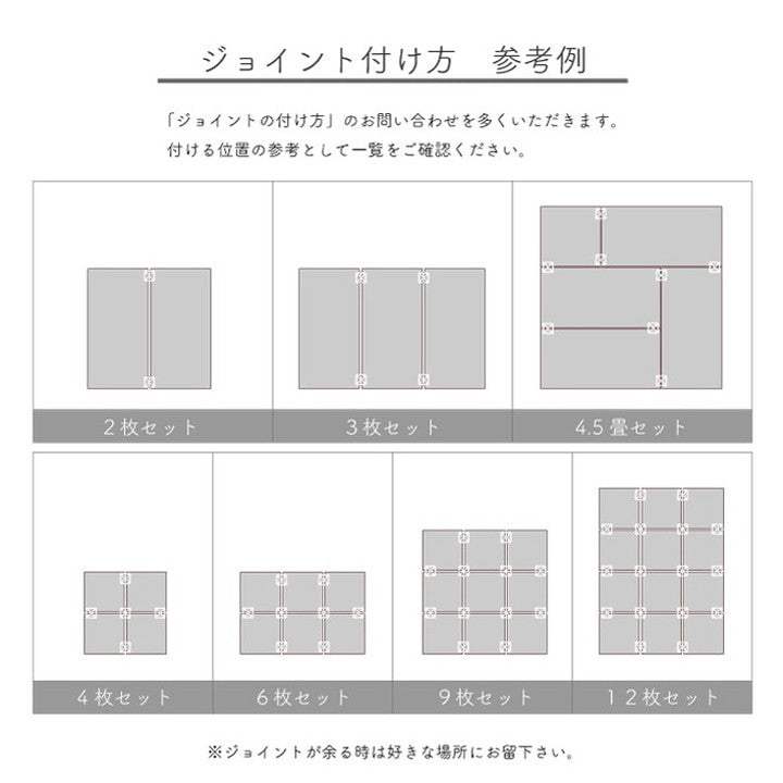 純国産 い草 日本製 単品 約82×164×1.7cm 置き畳 ユニット畳 簡単 和室 ブラウン 軽量 ジョイント付き 国産 いぐさ い草 上敷き ジョイントマット プレイマット 長方形 正方形 畳マット 畳(代引不可)