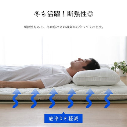い草 ユニット 約100×200cm マットレス 畳 軽量 抗菌防臭 消臭 防音 断熱性 お手入れ 簡単 楽 収納 便利 シンプル インテリア 北欧 おしゃれ オールシーズン 新生活 リビング 寝具(代引不可)