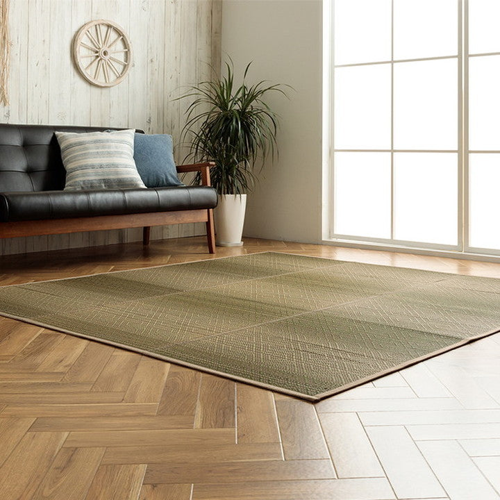 い草ラグ 約180×240cm ダイヤ柄 インテリア 節電 夏用 涼しい おしゃれ おすすめ 湿度調節 消臭 効果 お手入れ簡単 カーペット 絨毯 インテリア オールシーズン 北欧 おしゃれ(代引不可)