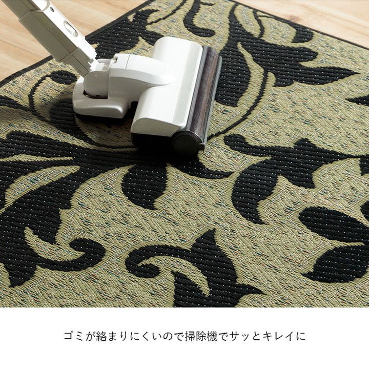 玄関マット 約60×90cm い草 日本製 おすすめ 花柄 高級感 室内 おしゃれ 玄関 マット い草ラグ 抗菌 防臭 国産 滑り止めいぐさ ずれにくい ボリューム感 ウレタン インテリア(代引不可)