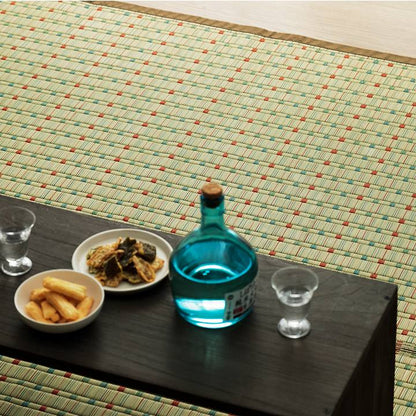 ラグ い草 348×352cm 日本  自然素材 夏 年間 おすすめ カーペット 涼しいい 江戸間8畳 レトロ モダン 掛川織 和モダン おしゃれ 畳 い草ラグ おしゃれ(代引不可)