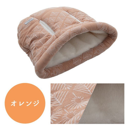 ペット クッション 冬 暖かい 冬用 フェイクファー 抱っこ 袋 グレージュ 約35×40cm マスクロス(代引不可)