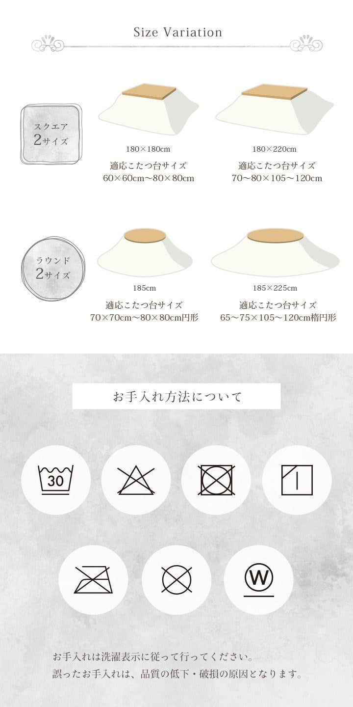 こたつ布団 円形 丸 こたつ掛布団 こたつ掛け毛布 洗える コタツ布団 白 フェイクファー フランネル 省エネ 韓国インテリア 海外風 姫系 ふわふわ アイボリー 約185cm丸 ラピアスプレミアム(代引不可)