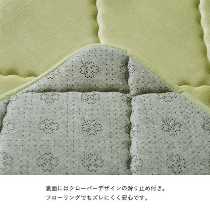 ラグ 滑りにくい 防音 ボリューム 厚い 洗える 手洗い 乾きやすい もっちり 無地 ベージュ 約185×240cm 約3畳 床暖房 ホットカーペット対応 こたつ敷布団 グランドライト(代引不可)