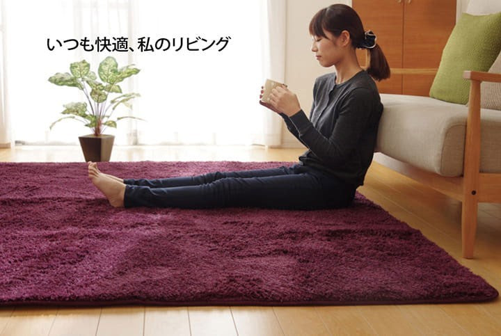 滑り止めシート ウレタン ふんわり クッション性 ボリューム 滑りにくい フリーカット グレー 約170×170cm ごろりんピタッと(代引不可)