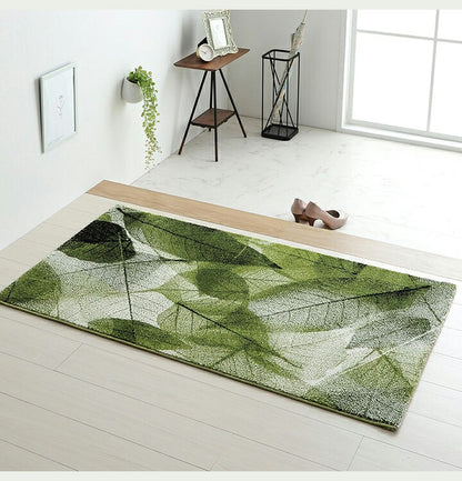 トルコ製 ウィルトン織カーペット ラグ 絨毯 長方形 リーフ柄 マルチ 約160×230cm かわいい おしゃれ(代引不可)