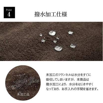 6層フランネルラグ 約190×190cm こたつ敷き布団 正方形 撥水 あったか仕様6層タイプ カーペット 絨毯 保温効果 滑り止め加工 おしゃれ かわいい 北欧 冬 床暖対応(代引不可)