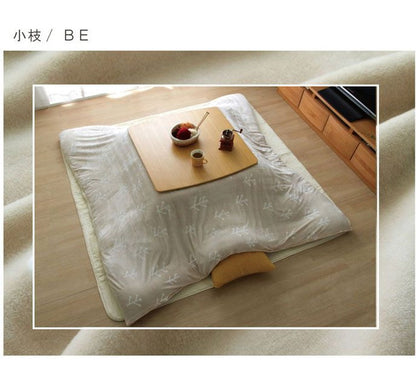 こたつ布団 カバー 洗える 長方形 ファスナータイプ 北欧調 グリーン 約195×245cm ホース(代引不可)