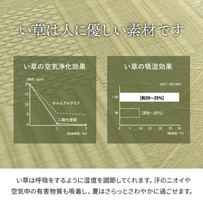 上敷き い草カーペット 約87×174cm 江戸間1畳 市松模様 和室 いぐさ 上敷 ラグ ラグマット マット リバーシブル 日焼け防止 傷防止 い草上敷き 敷物 ござ(代引不可)