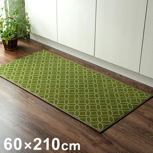 キッチン マット 60×210cm 幅広タイプ おしゃれ い草 畳 和 モダン キッチンマット 絨毯 じゅうたん カーペット おしゃれ オールシーズン 北欧 新生活 シンプル(代引不可)