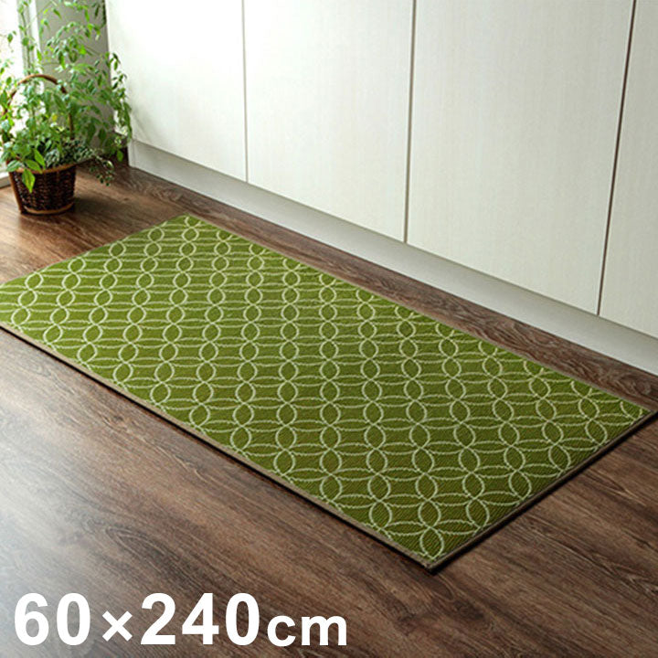 キッチン マット 60×240cm 幅広タイプ おしゃれ い草 畳 和 モダン キッチンマット 絨毯 じゅうたん カーペット おしゃれ オールシーズン 北欧 新生活 シンプル(代引不可)