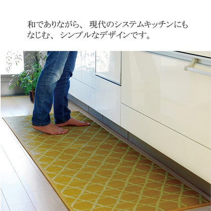 キッチン マット 60×240cm 幅広タイプ おしゃれ い草 畳 和 モダン キッチンマット 絨毯 じゅうたん カーペット おしゃれ オールシーズン 北欧 新生活 シンプル(代引不可)