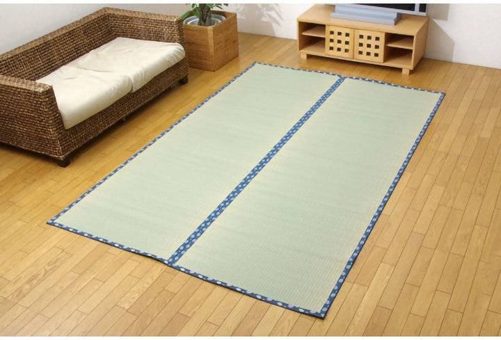 純国産 い草 上敷き カーペット 糸引織 『岩木』 江戸間4.5畳(約261×261cm) 岩木(代引不可)