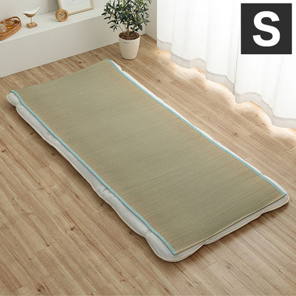 敷きパッド い草 88×200cm シングル 日本製 寝具 シーツ 敷きパッド 国産 国産 さらさら 吸汗 調湿 消臭 お手入れ簡単 ブルー インテリア 寝具 おしゃれ オールシーズン インテリア(代引不可)