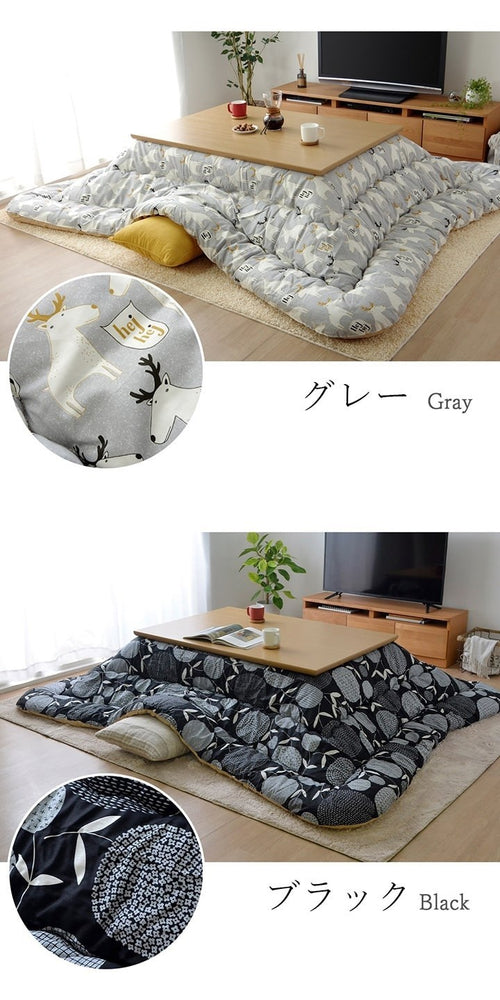 こたつ布団 長方形大 国産 花柄 掛け単品 ピンク 約205×385cm アリス(代引不可)