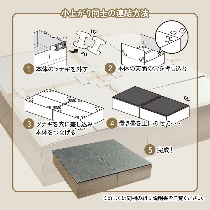 畳 ユニット 置き畳 小上がり用段ボール 和室 畳ベッド 畳ベンチ エコ 軽量 簡単 70×70×29.5cm 無地 小上がり段ボール(代引不可)