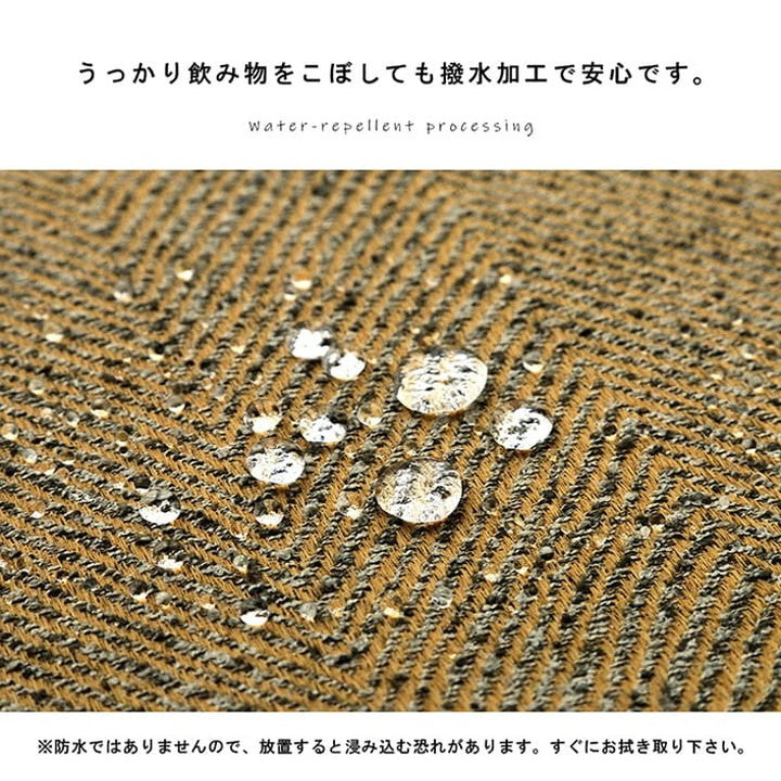 ラグ 長方形 約1畳 約90×185cm 洗えるジャガード織 ヘリンボーン シンプル 滑りにくい コンパクト オールシーズン ホットカーペット対応 床暖房対応 インテリア 北欧 おしゃれ(代引不可)