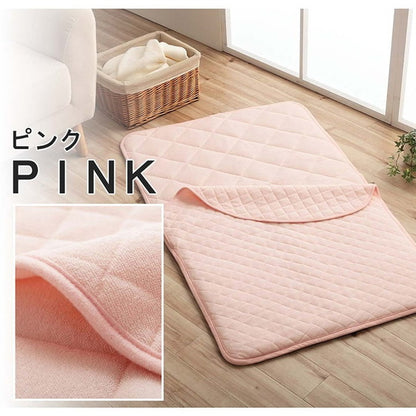 ベビーマットレス 70×120cm 寝具 お昼寝マット 肌掛け布団 一体型 寝冷え対策 キッズ ジュニア 綿100% 滑り止め付き 洗える 洗濯機丸洗い 優しいタオル地(代引不可)