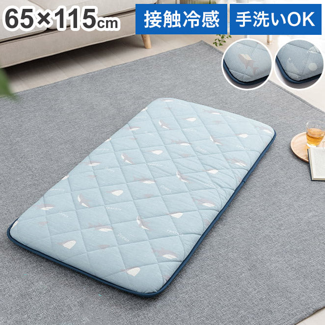 ひんやり 長座布団 65×115cm 柄付き かわいい 子供 犬 接触冷感 冷たい 涼しい イケヒコ フロスト ごろ寝 クッション 座布団 リビング 寝室 子供部屋 新生活 一人暮らし(代引不可)