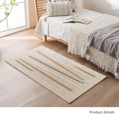 カーペット デザインラグ ウィルトンカーペット 長方形 アイボリー 北欧柄 シンプル 約160×230cm リゼロ(代引不可)