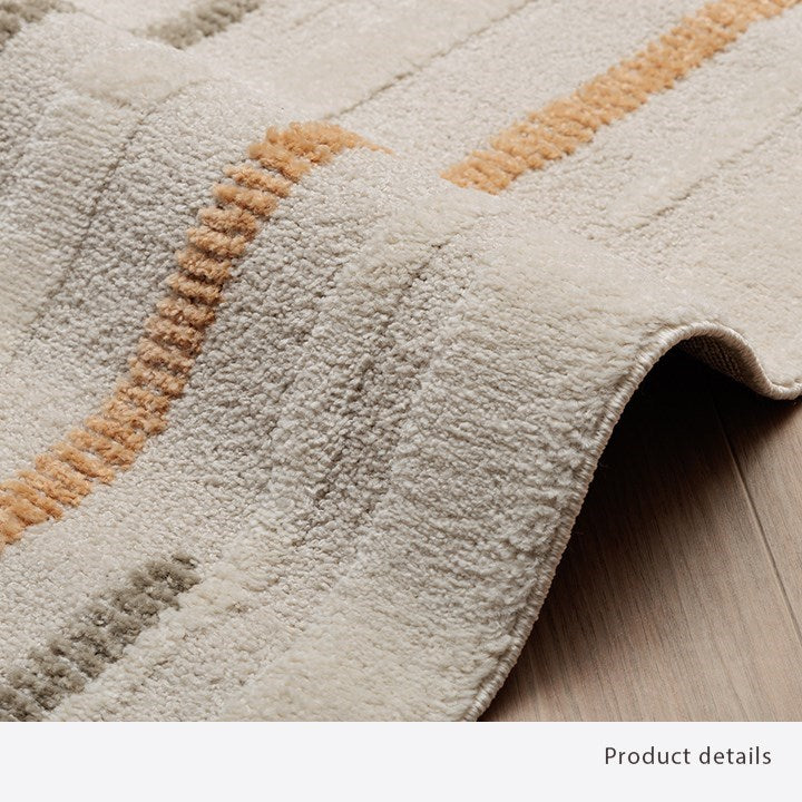 カーペット デザインラグ ウィルトンカーペット 長方形 アイボリー 北欧柄 シンプル 約200×250cm リゼロ(代引不可)