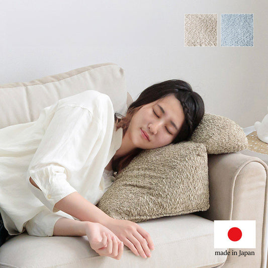 クッション 40×30cm 日本製 ポリエステル100% 手洗い ソファ ソファー くつろぐ おやすみ ひじ掛け 国産 シンプル インテリア かわいい 北欧 リビング 寄りかかり 背もたれ(代引不可)