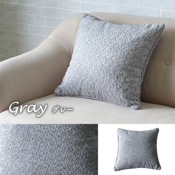 クッション 背当て ソファー シンプル 国産 日本製 ベージュ 約43×43cm コンパクト インタリア 北欧 かわいい ふわふわ オールシーズン ギフト プレゼント 贈り物(代引不可)