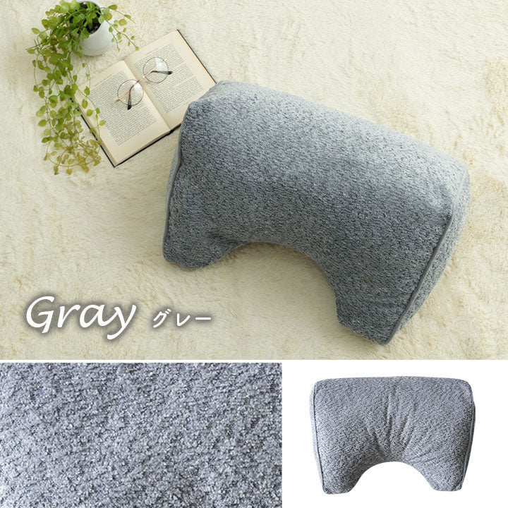 クッション 背もたれ 寄りかかる 背当て くつろぐ シンプル 国産 日本製 ベージュ 約55×35×25cm コンパクト インタリア 北欧 かわいい ふわふわ オールシーズン ギフト プレゼント 贈り物(代引不可)